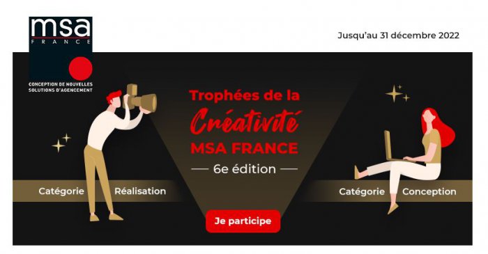 Lancement de la 6ème édition des Trophées de la Créativité MSA FRANCE Lancement de la 6ème édition des Trophées de la Créativité MSA FRANCE