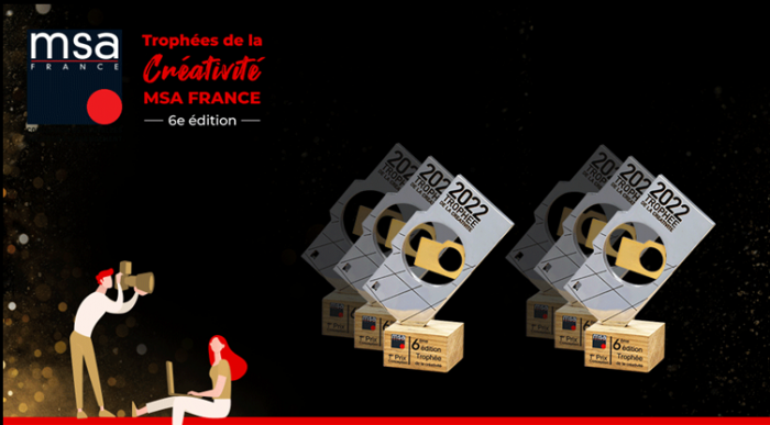 Trophées de la Créativité MSA France 6ième édition. Découvrez les 6 gagnants !