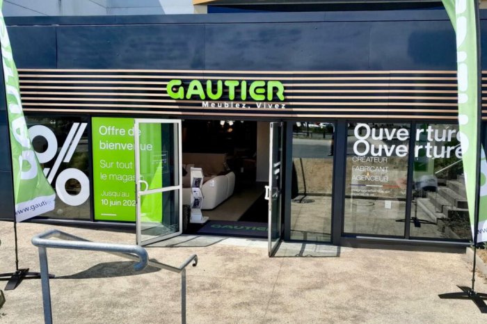 Gautier a ouvert 300 m2 à Chasseneuil-du-Poitou