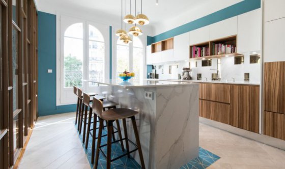 Concepteur agenceur - Architecte d'Intérieur SK Concept - La cuisine dans le Bain H/F